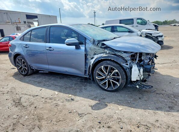 JTDS4RCE5LJ025340 2020 TOYOTA COROLLA Blue Front right