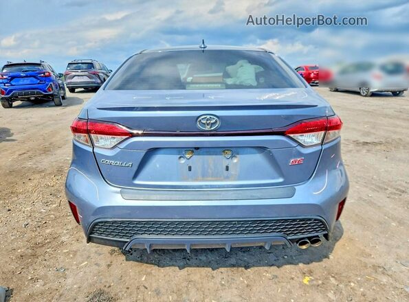JTDS4RCE5LJ025340 2020 TOYOTA COROLLA Blue Rear view