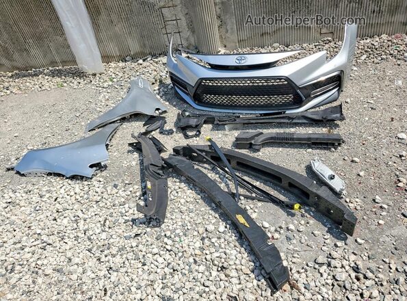 JTDS4RCE5LJ025922 2020 TOYOTA COROLLA Gray ძრავის განყოფილების ხედი