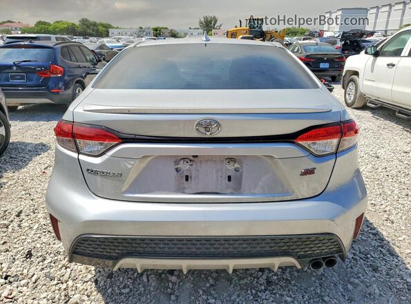 JTDS4RCE5LJ025922 2020 TOYOTA COROLLA Gray უკანა ხედი