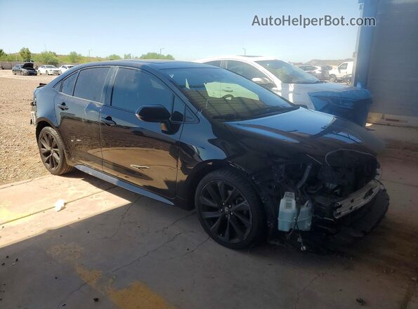 JTDT4MCE0P3516545 2023 TOYOTA CORALLA Black Przód prawy