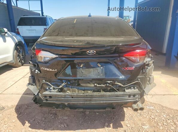 JTDT4MCE0P3516545 2023 TOYOTA CORALLA Black Widok z tyłu