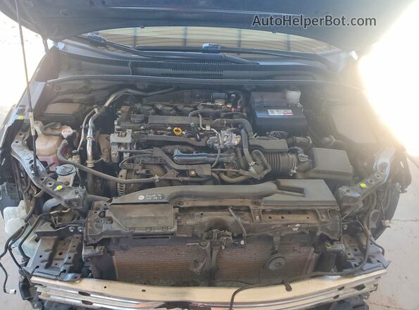 JTDT4MCE0P3516545 2023 TOYOTA CORALLA Black Widok wnętrza z tyłu