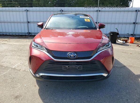 JTEAAAAH0MJ025844 2021 TOYOTA VENZA Red Widok z przodu
