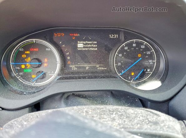 JTEAAAAH0MJ025844 2021 TOYOTA VENZA Red Widok zestawu wskaźników