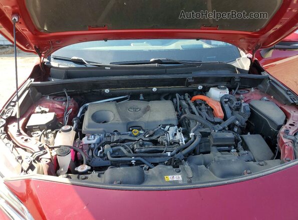 JTEAAAAH0MJ025844 2021 TOYOTA VENZA Red Widok komory silnika