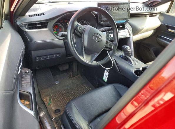 JTEAAAAH0MJ025844 2021 TOYOTA VENZA Red Widok deski rozdzielczej