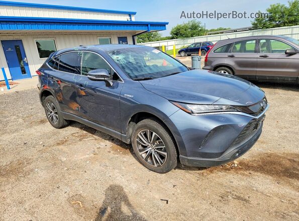 JTEAAAAH2MJ056285 2021 TOYOTA VENZA Gray Delantero derecho