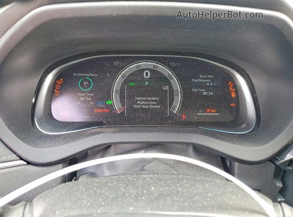 JTEAAAAH2RJ154580 2024 TOYOTA VENZA Черный Вид щитка приборов
