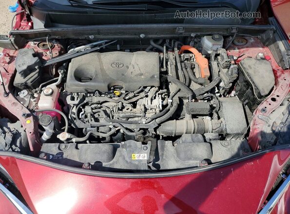 JTEAAAAH4MJ058751 2021 TOYOTA VENZA Red ძრავის განყოფილების ხედი