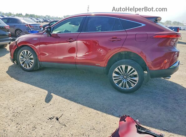 JTEAAAAH4MJ058751 2021 TOYOTA VENZA Red უკანა მარცხენა