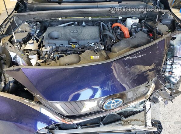JTEAAAAH5RJ183541 2024 TOYOTA VENZA Blue Widok komory silnika