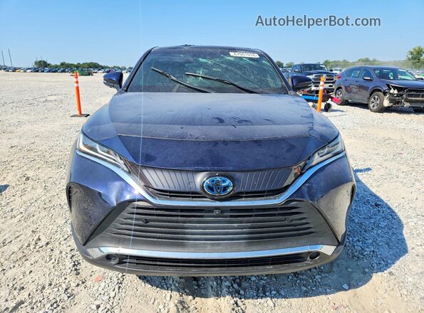 JTEAAAAH6MJ082033 2021 TOYOTA VENZA Blue Widok z przodu