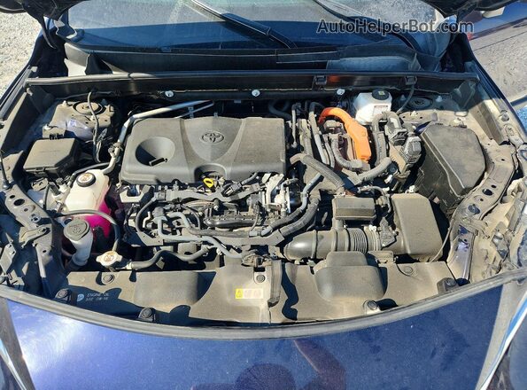 JTEAAAAH6MJ082033 2021 TOYOTA VENZA Blue Widok komory silnika