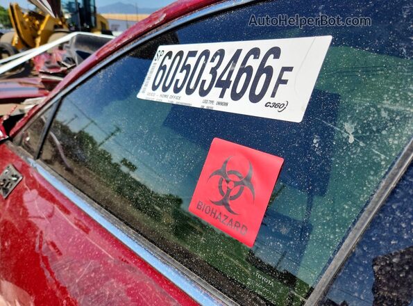 JTEAAAAH6NJ109765 2022 TOYOTA VENZA Red Առջևի վահանակի տեսք