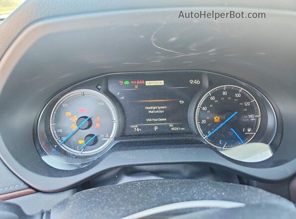 JTEAAAAHXRJ155279 2024 TOYOTA VENZA Желто-коричневый Вид щитка приборов