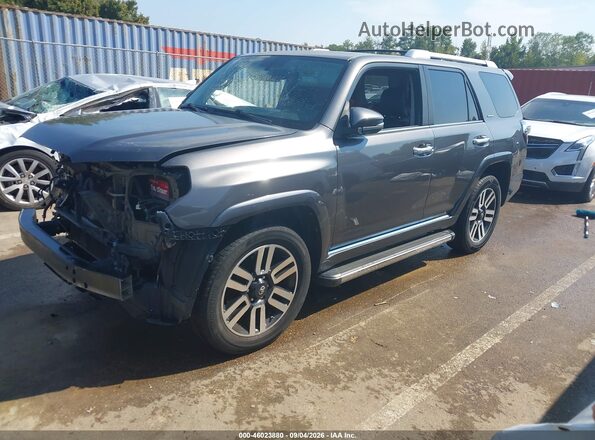 JTEBU5JR2G5349791 2016 TOYOTA 4RUNNER Gray Przód lewy
