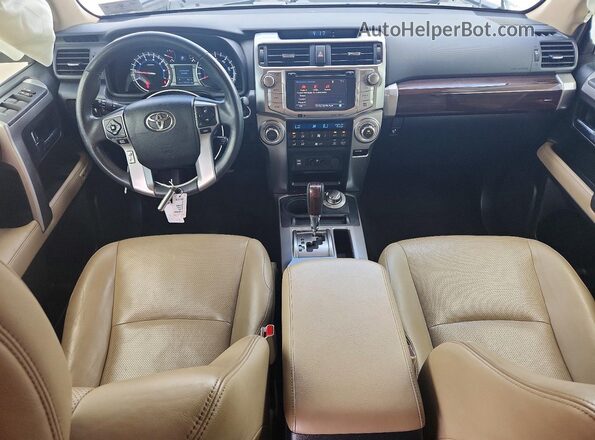 JTEBU5JR2J5600686 2018 TOYOTA 4RUNNER White Առջևի վահանակի տեսք
