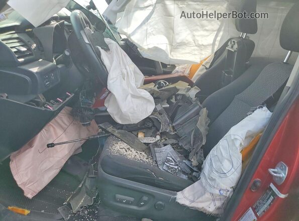 JTEBU5JR7G5333764 2016 TOYOTA 4RUNNER Красный Вид салона спереди