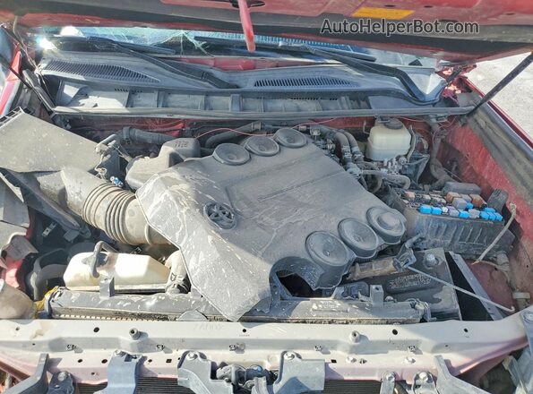 JTEBU5JR7G5333764 2016 TOYOTA 4RUNNER Красный Вид подкапотного пространства
