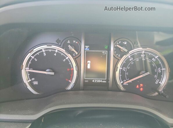 JTEKU5JRXP6109432 2023 TOYOTA 4RUNNER Blue Instrument cluster view