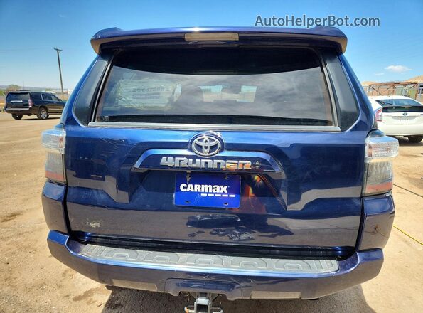 JTEMU5JR3M5940832 2021 TOYOTA 4RUNNER Blue Widok z tyłu