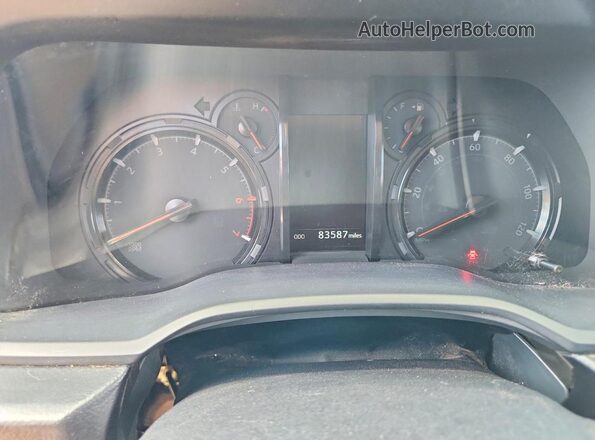 JTEMU5JR3M5940832 2021 TOYOTA 4RUNNER Blue Widok zestawu wskaźników