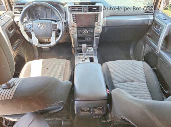 JTEMU5JR3M5940832 2021 TOYOTA 4RUNNER Blue Widok deski rozdzielczej