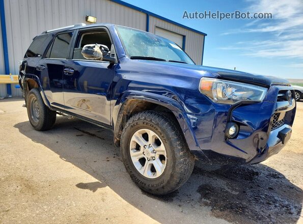 JTEMU5JR3M5940832 2021 TOYOTA 4RUNNER Blue Przód prawy
