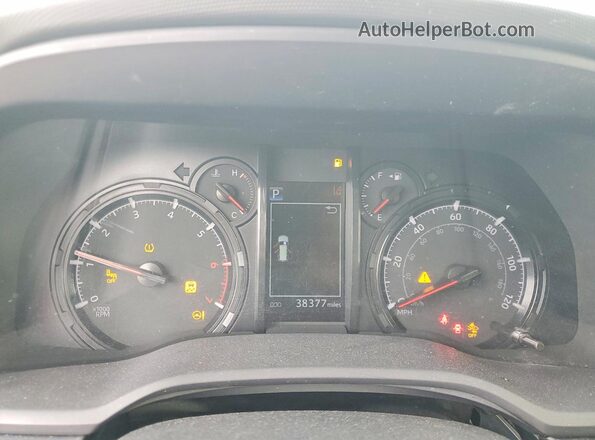 JTENU5JR8P6190377 2023 TOYOTA 4RUNNER White Սարքավորումների վահանակի տեսք