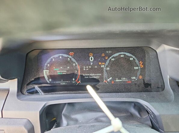 JTEVA5BRXS5073731 2025 TOYOTA 4RUNNER Gray Instrument cluster view