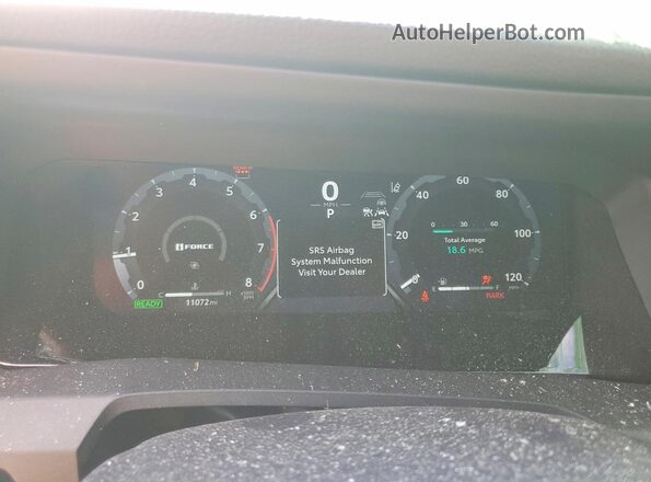 JTEVB5BR5S5017015 2025 TOYOTA 4RUNNER Черный Вид щитка приборов