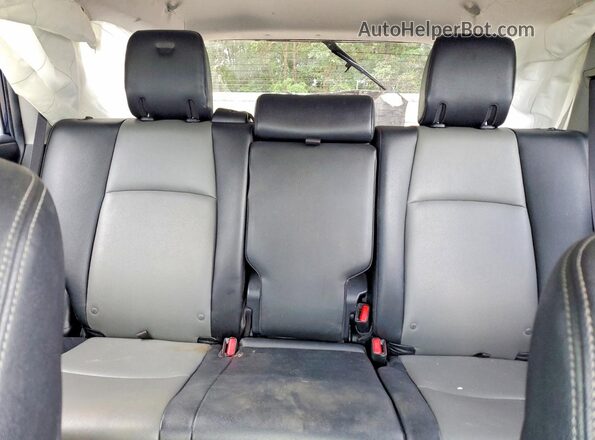 JTEZU5JR3G5124939 2016 TOYOTA 4RUNNER Blue Rear seats view