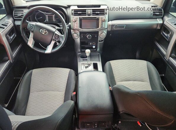JTEZU5JR4K5202346 2019 TOYOTA 4RUNNER Black Вид панелі приладів