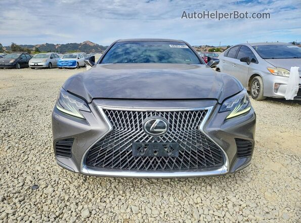 JTHB5LFF8J5002895 2018 LEXUS LS Gray Դիմացի տեսք