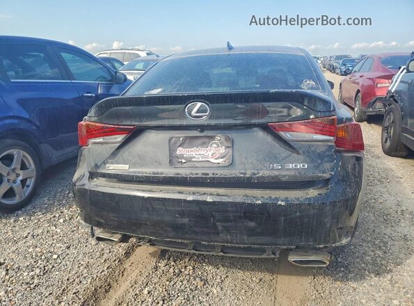 JTHBA1D22J5074546 2018 LEXUS IS Black Widok z tyłu