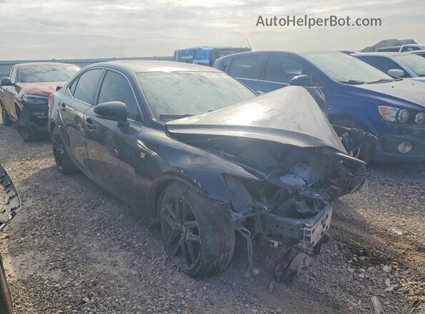 JTHBA1D22J5074546 2018 LEXUS IS Black Przód prawy
