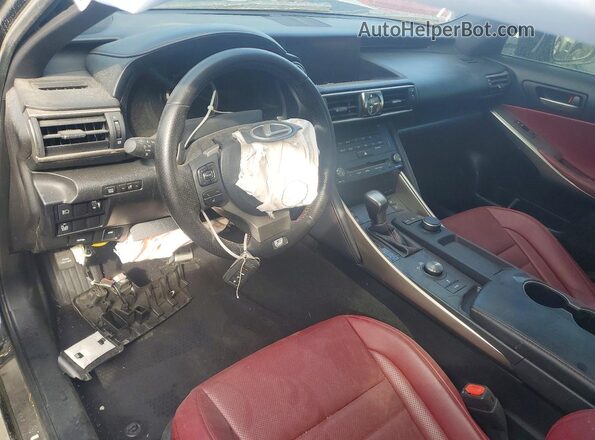 JTHBA1D22J5074546 2018 LEXUS IS Black Widok deski rozdzielczej