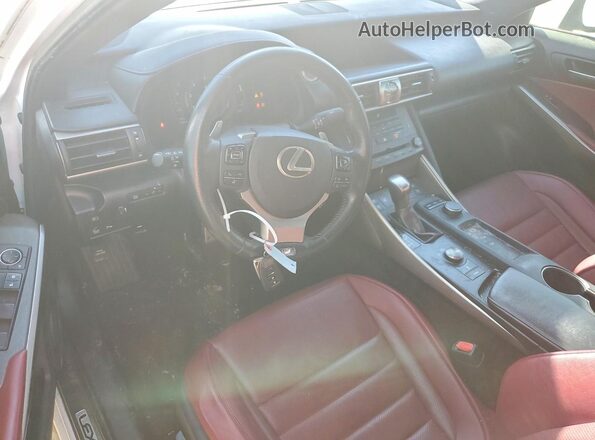 JTHBA1D23K5090532 2019 LEXUS IS White Vista del salpicadero