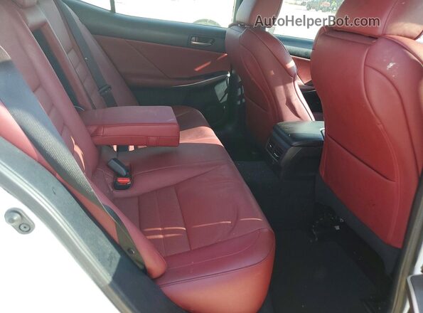 JTHBA1D23K5090532 2019 LEXUS IS White Vista de los asientos traseros
