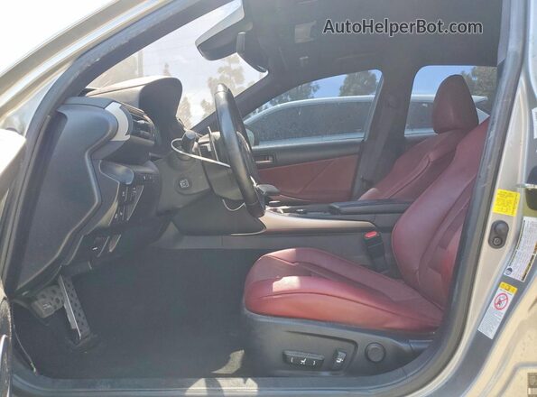 JTHBA1D24J5073270 2018 LEXUS IS Silver Widok wnętrza z przodu
