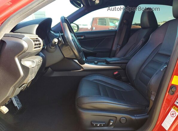 JTHBA1D28G5013193 2016 LEXUS IS Red Вид салону спереду
