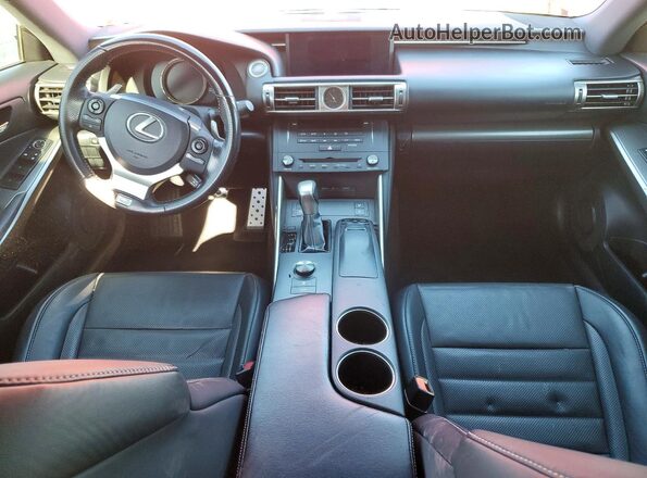JTHBA1D28G5013193 2016 LEXUS IS Red Вид панелі приладів