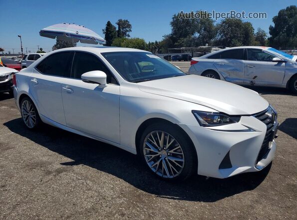 JTHBA1D2XJ5076352 2018 LEXUS IS White Przód prawy