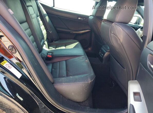 JTHBE1D28G5026403 2016 LEXUS IS Black Вид задніх сидінь