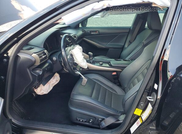 JTHBE1D28G5026403 2016 LEXUS IS Black Вид салону спереду