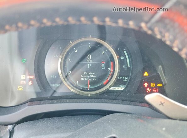 JTHBE1D28G5026403 2016 LEXUS IS Black Вид щитка приладів