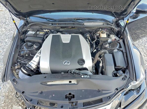 JTHBE1D28G5026403 2016 LEXUS IS Black Вид задньої частини салону