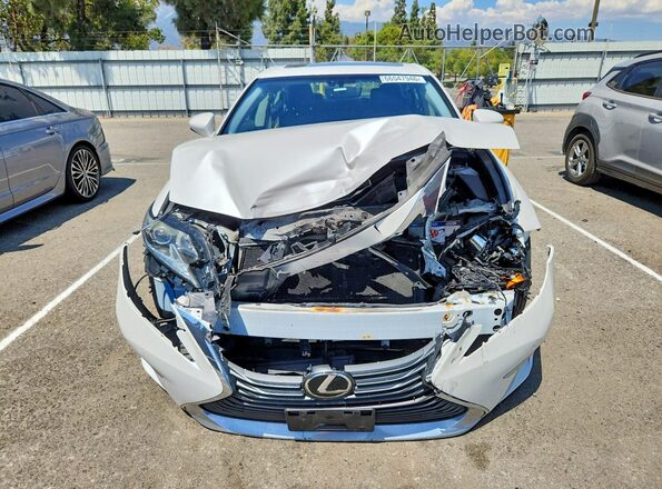 JTHBK1GG6G2224639 2016 LEXUS ES White Widok z przodu