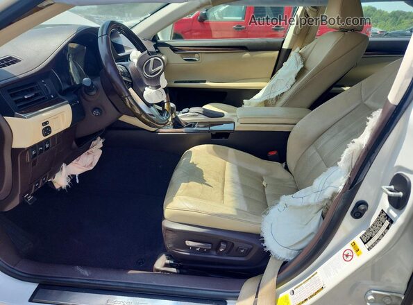 JTHBK1GG8H2252136 2017 LEXUS ES White Vista interior delantera